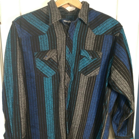 Wrangler Other - WRANGLER Flannel Long Sleeve Shirt Extra Long